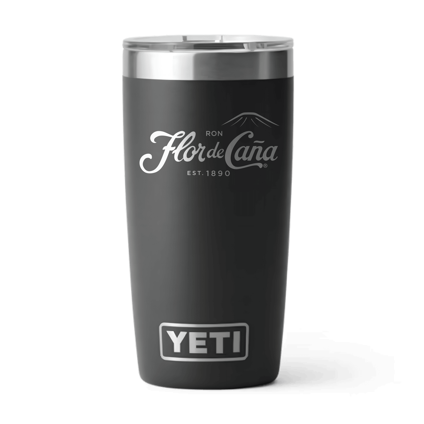 YETI Flor de Caña 10 oz tumbler, perfect for cocktails, sleek design, available in various colors.