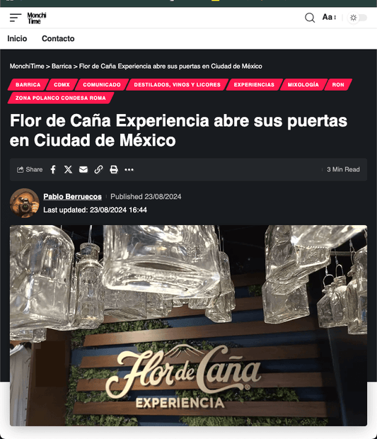 MONCHI TIME | Flor de Caña Experiencia abre sus puertas en Ciudad de México