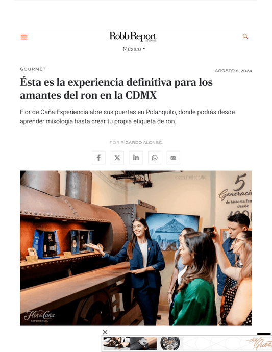 ROBB REPORT | Ésta es la experiencia definitiva para los amantes del ron en la CDMX