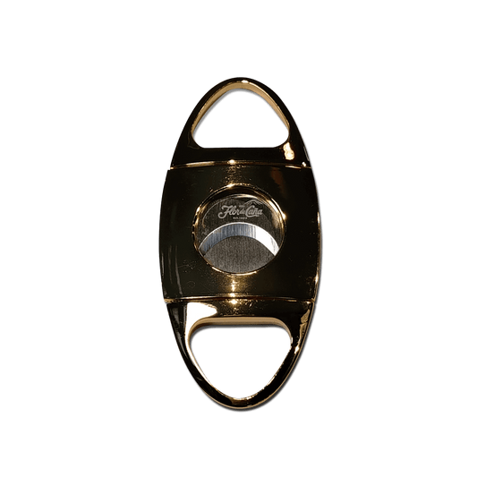Cortador de cigarros Flor de Caña, elegante y sofisticado, ideal para maridar con tus puros.