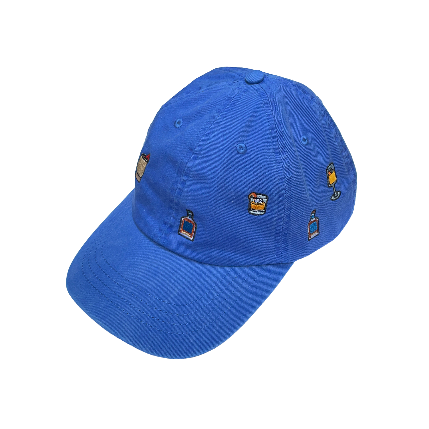 GORRA ÍCONOS FLOR DE CAÑA AZUL