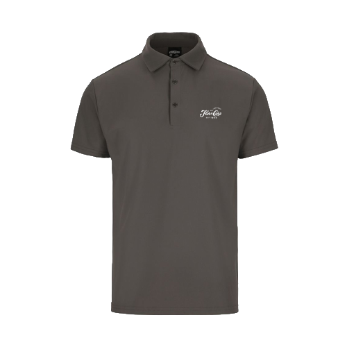 Playera Polo DryFit Flor de Caña Hombre Gris