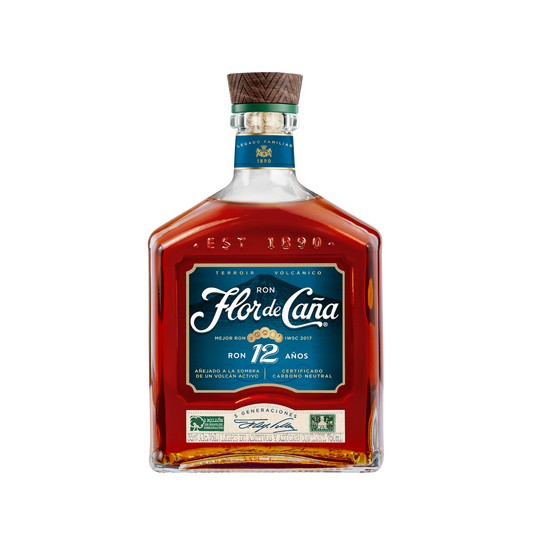 RON FLOR DE CAÑA 12 AÑOS