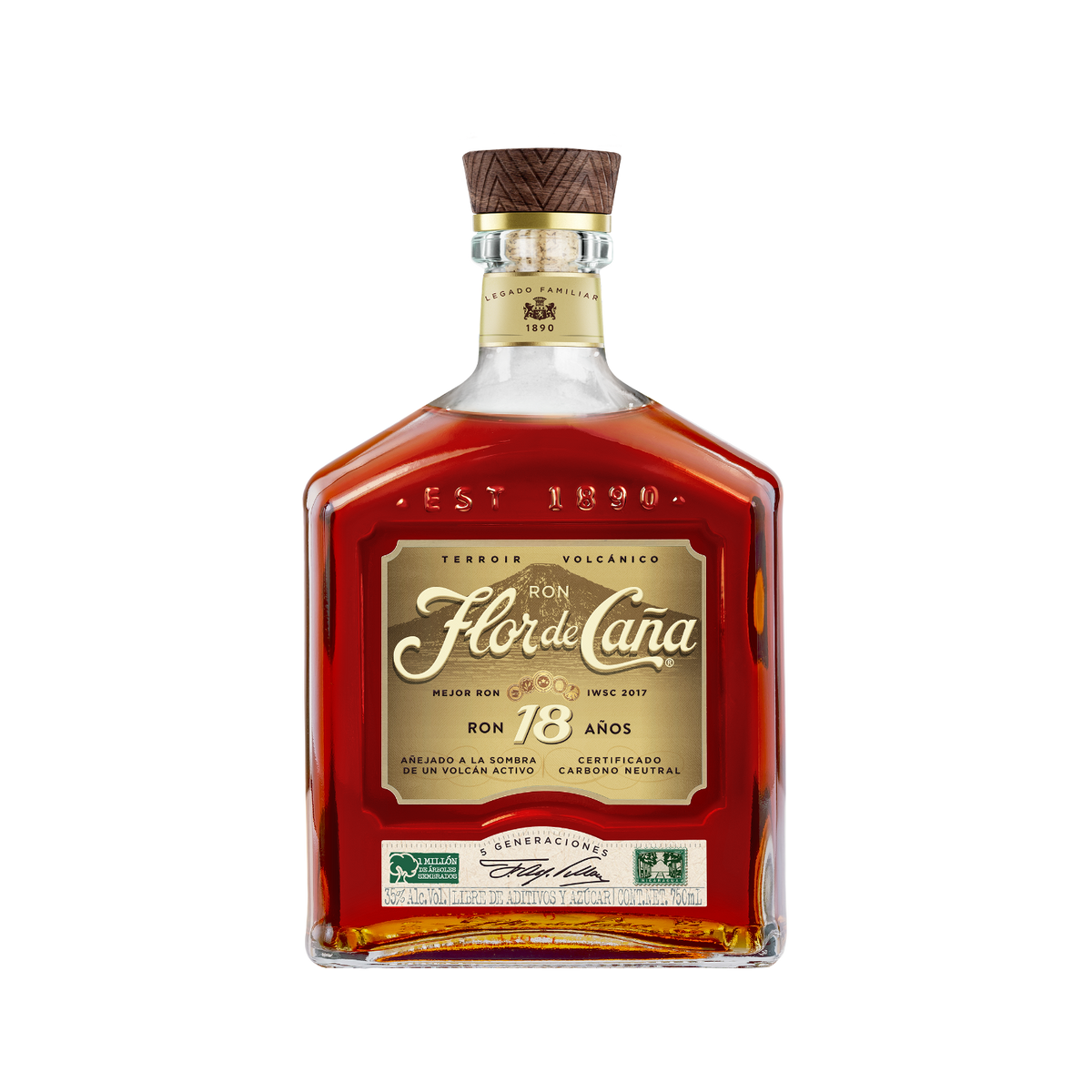 RON FLOR DE CAÑA 18 AÑOS
