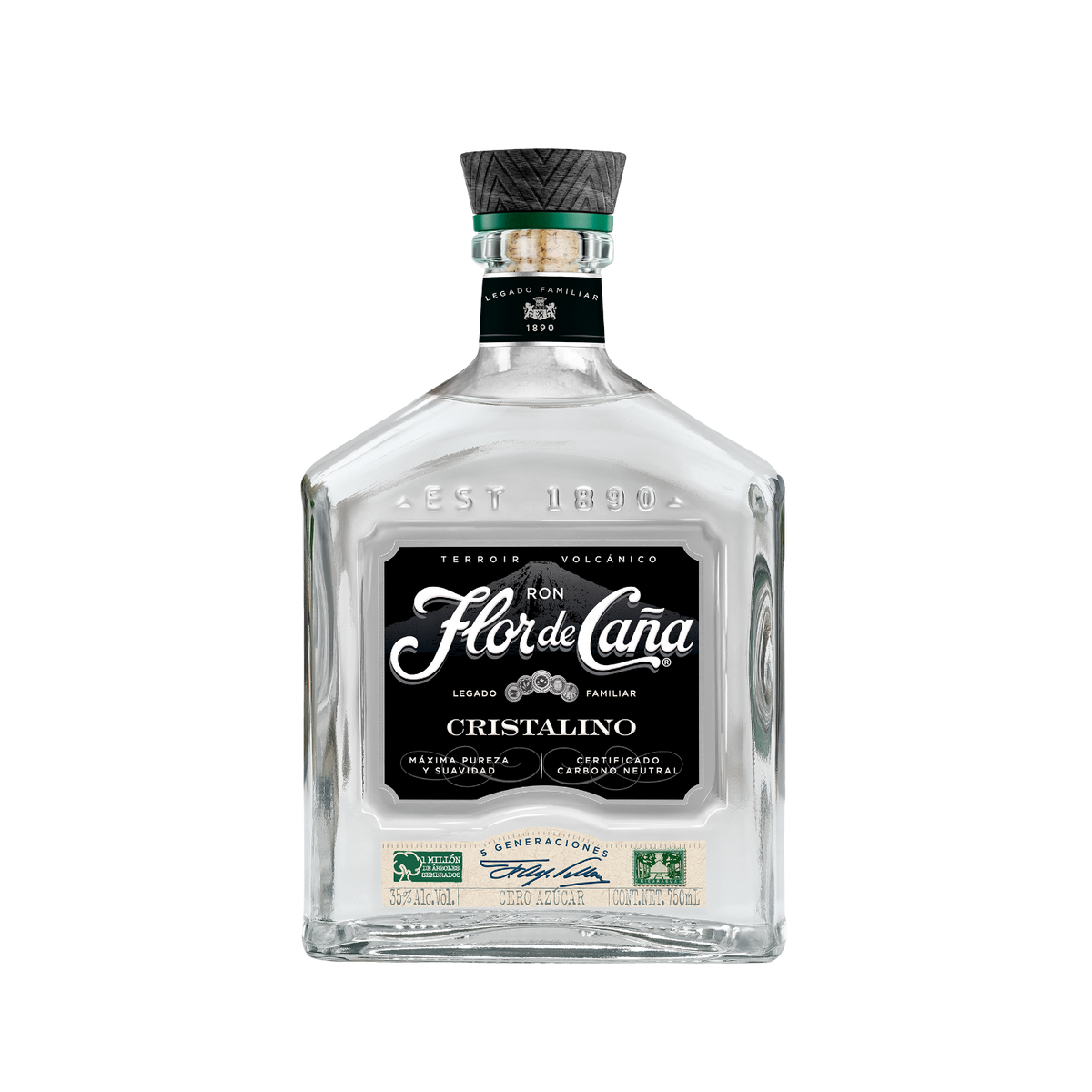 RON FLOR DE CAÑA CRISTALINO