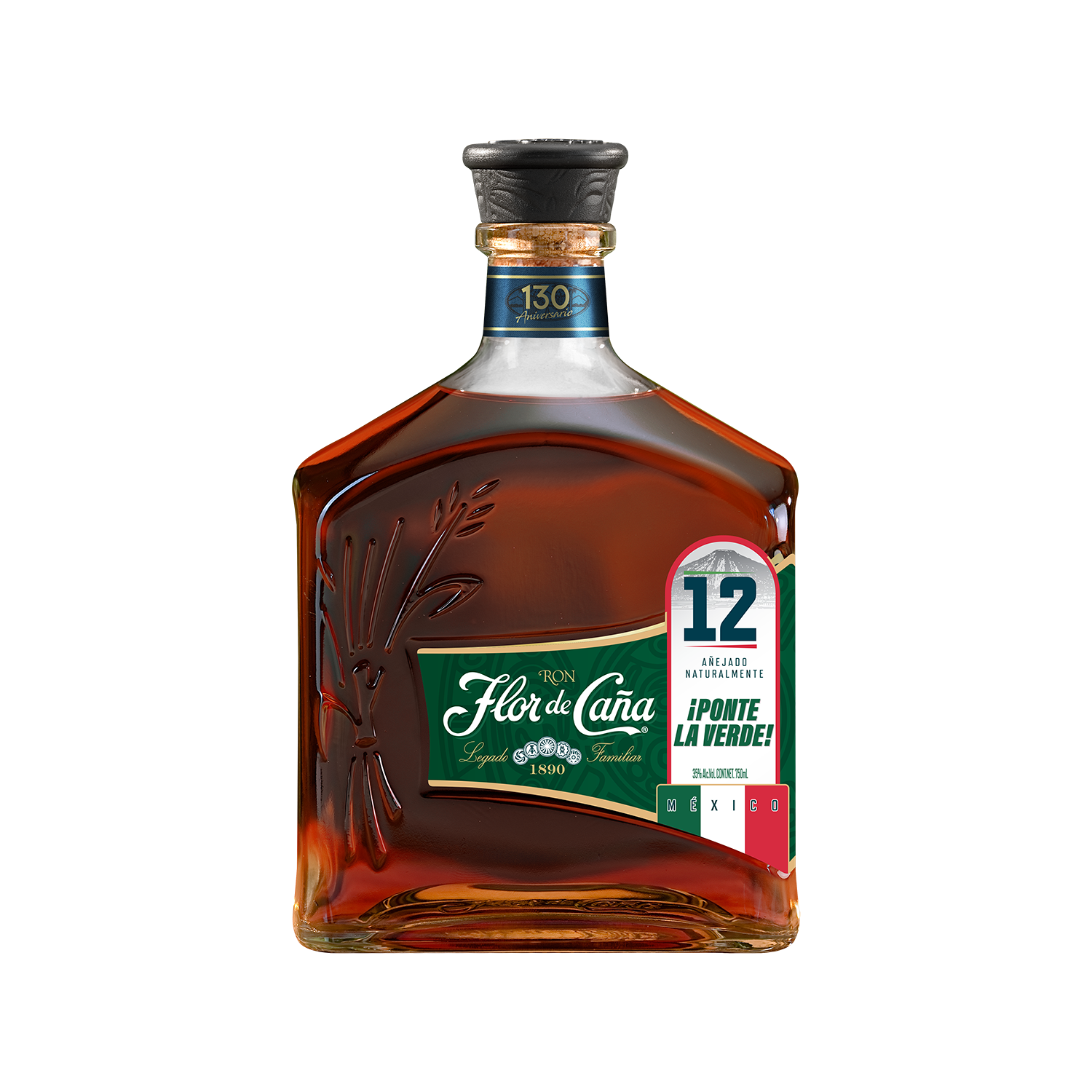 Ron Flor de Caña 12 Años - Edición México