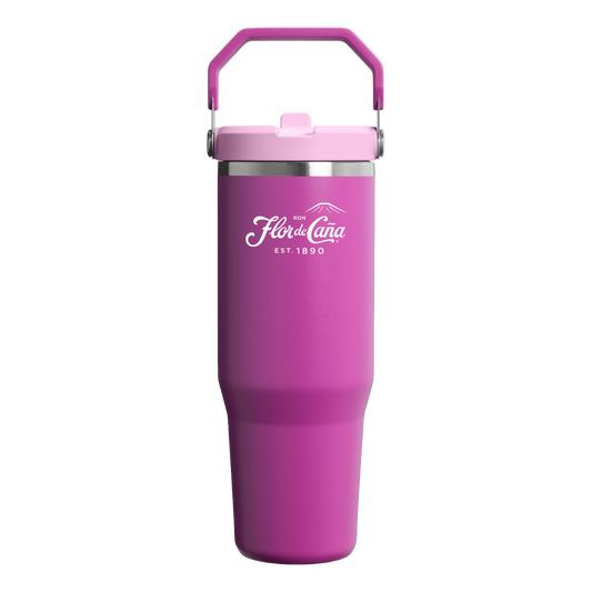 STANLEY 30OZ ICE FLOW BLUE FLOR DE CAÑA