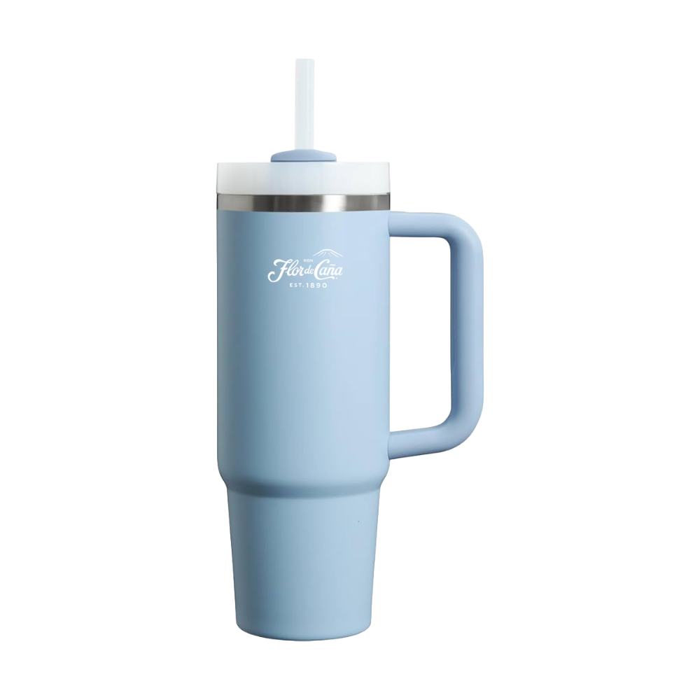 STANLEY QUENCHER 40 OZ LIGHT BLUE FLOR DE CAÑA