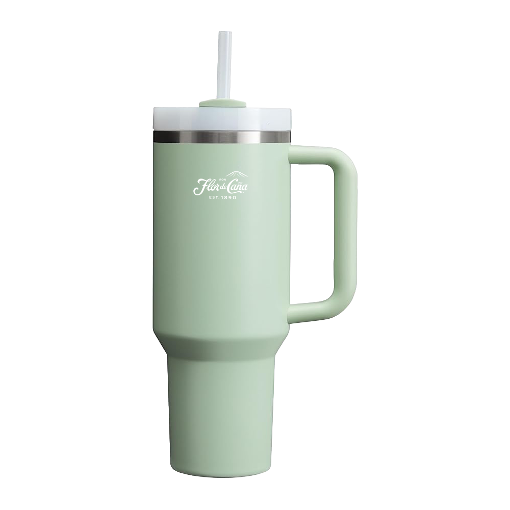 STANLEY QUENCHER 40 OZ LIGHT GREEN FLOR DE CAÑA
