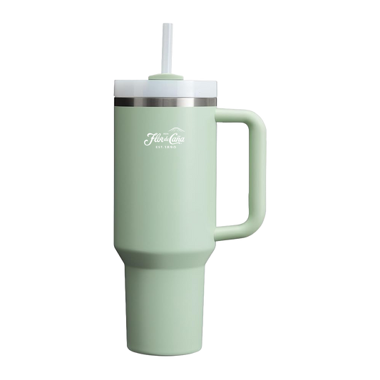 STANLEY QUENCHER 40 OZ LIGHT GREEN FLOR DE CAÑA