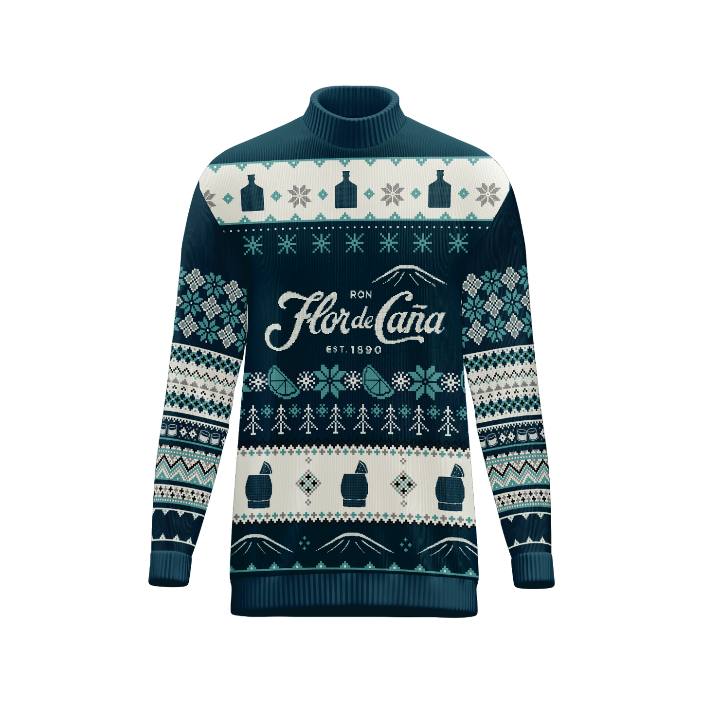 Ugly sweater flor de caña
