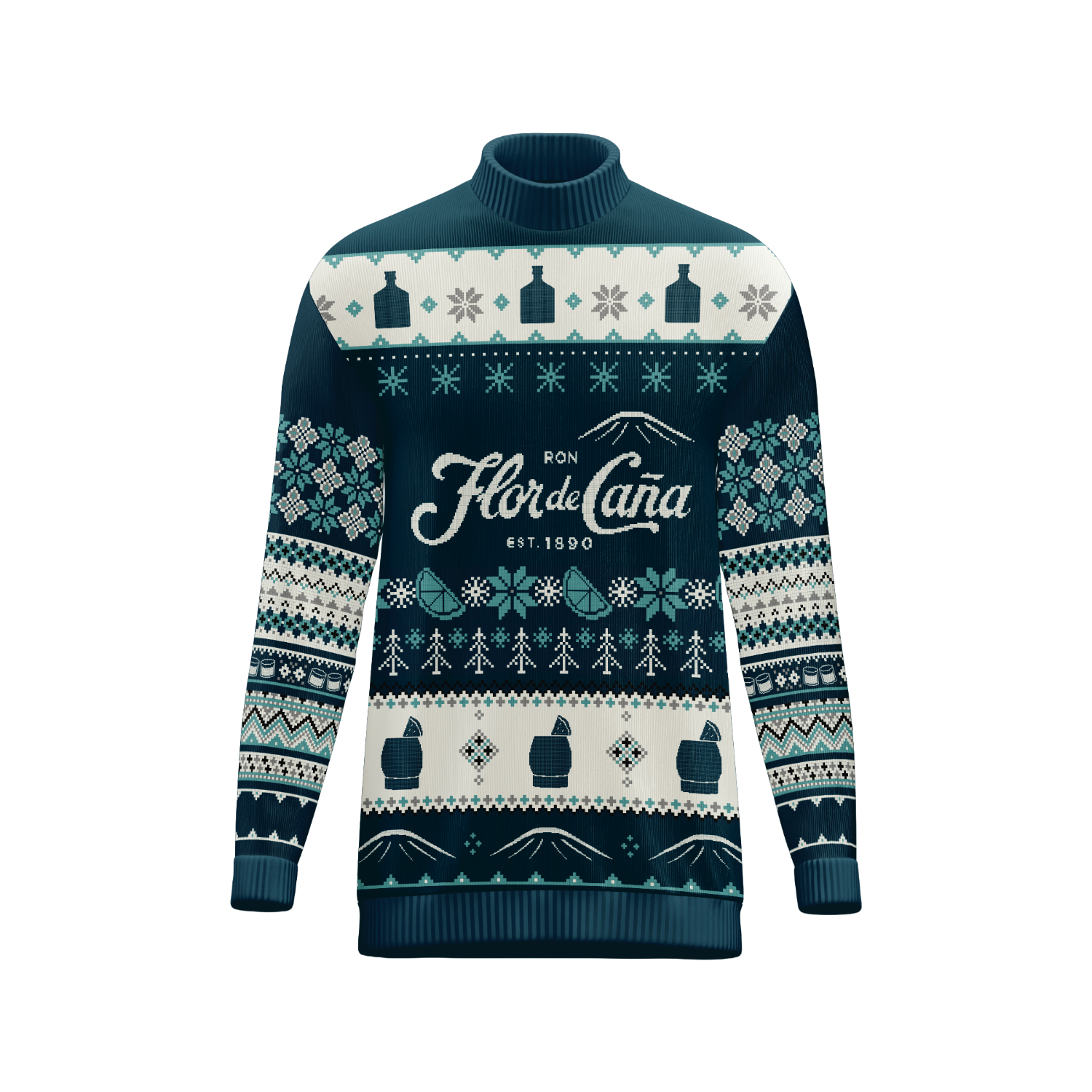 Ugly sweater flor de caña