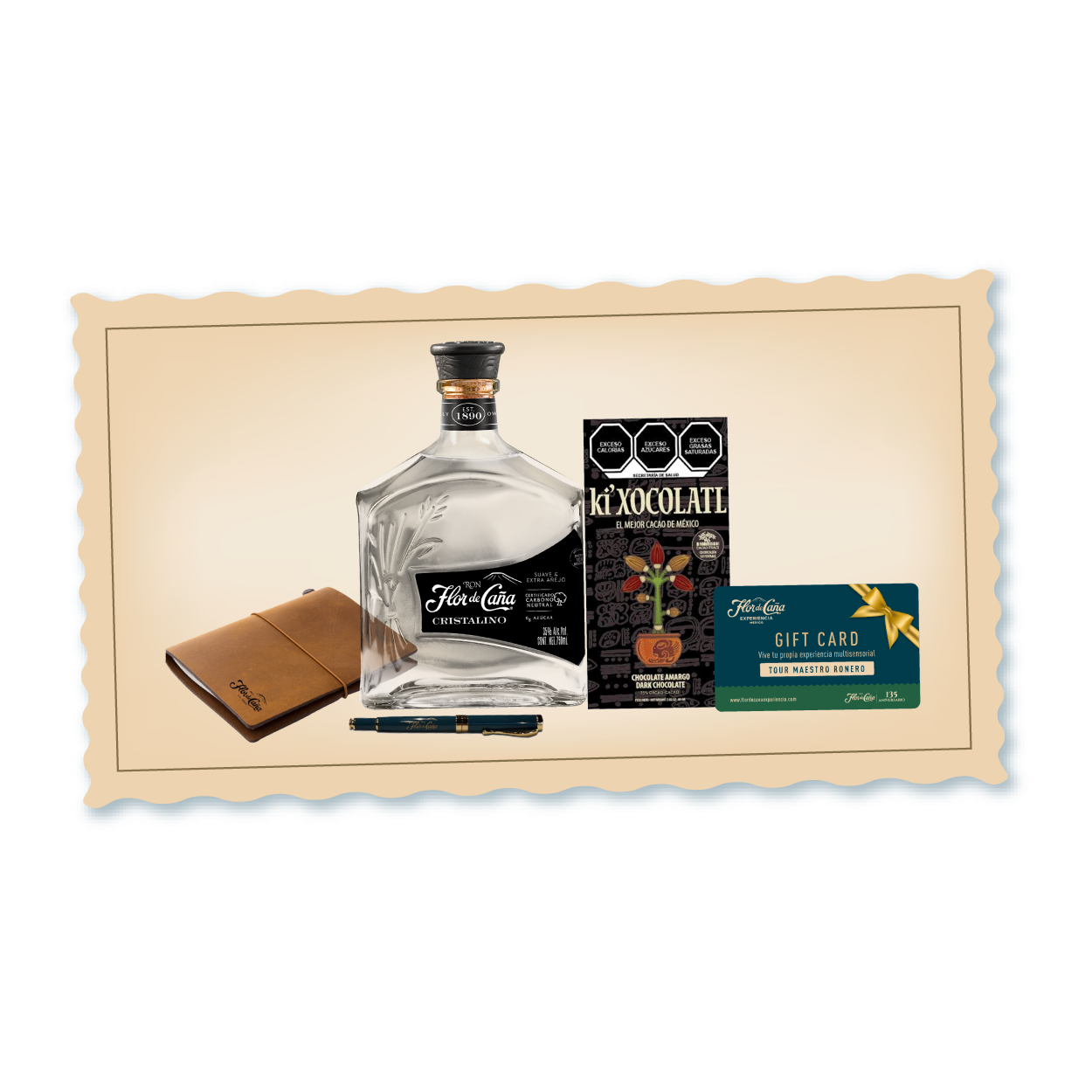 canasta cristalino viajero