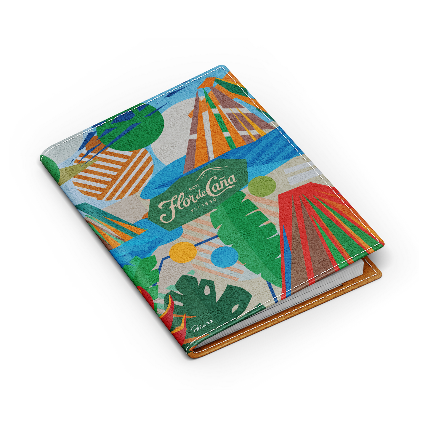 Porta pasaporte flor de caña rodolfo peña
